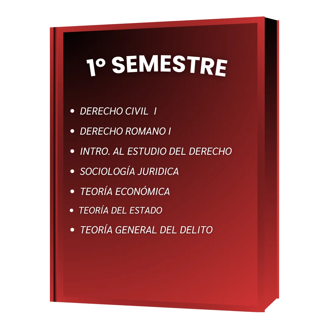 1º SEMESTRE DERECHO