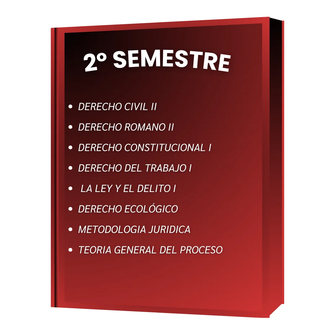 2º SEMESTRE DERECHO
