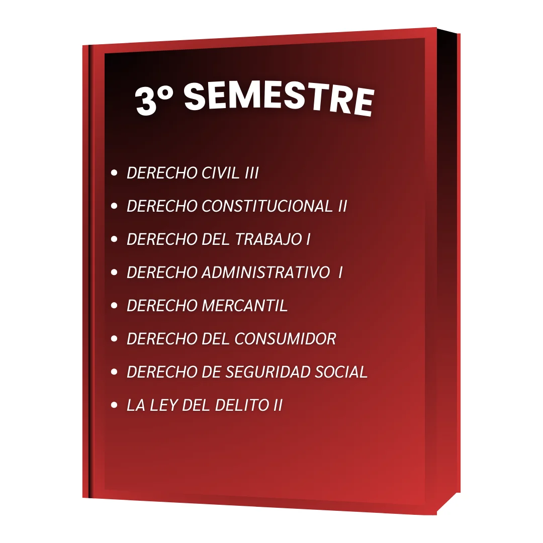 3º SEMESTRE DERECHO