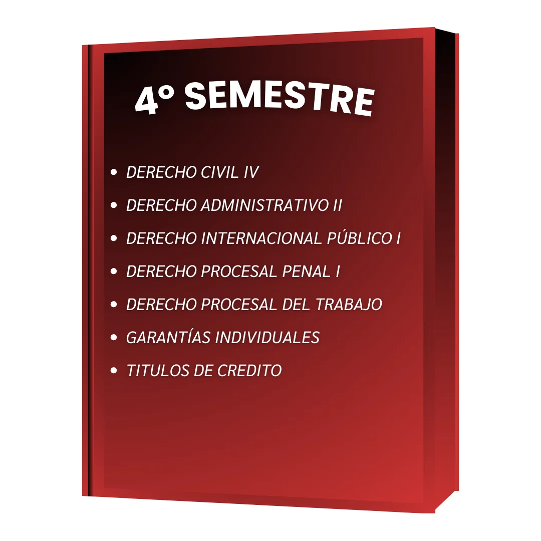 4º SEMESTRE DERECHO