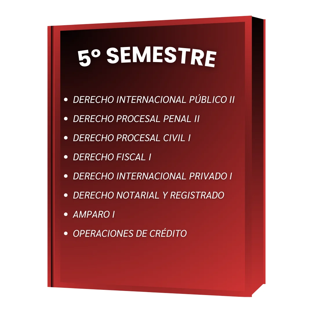 5º SEMESTRE DERECHO