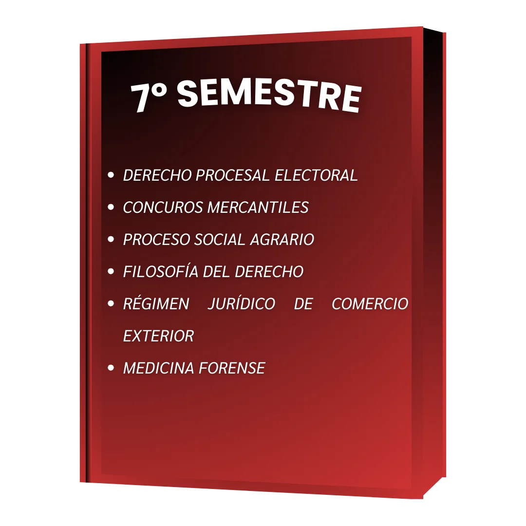 7º SEMESTRE DERECHO