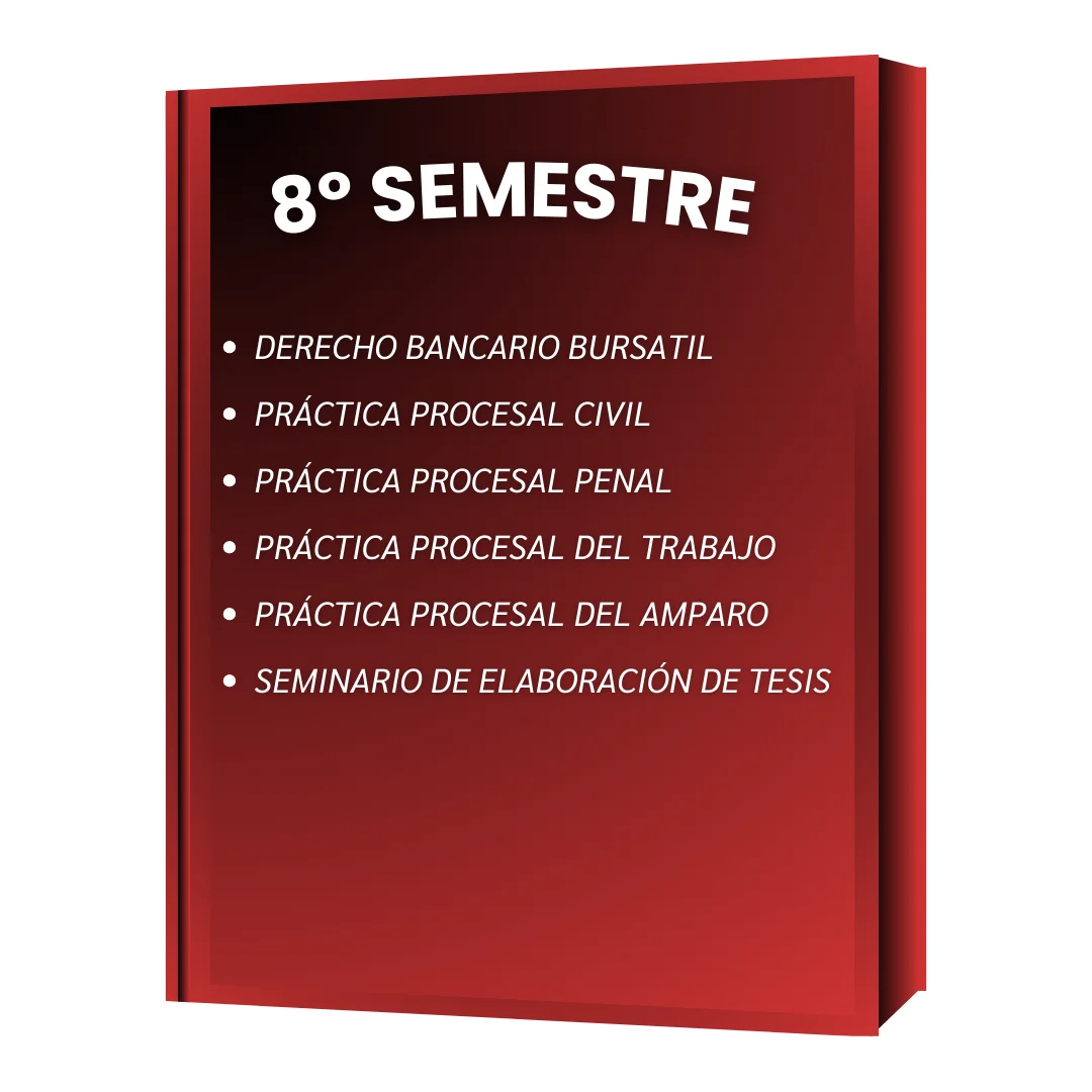 8º SEMESTRE DERECHO